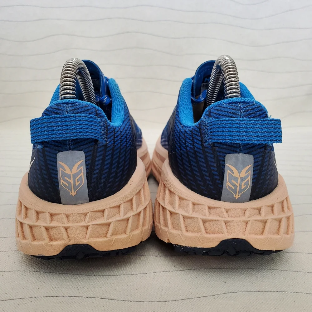 Hoka One One Womens Speedgoat 4 1106527 Blue Trail Running Shoes Sneakers Sz 6.5 - Picture 6 of 14